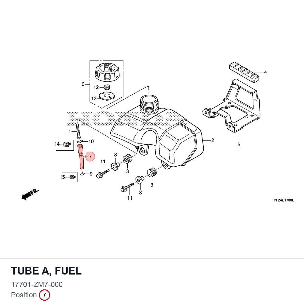 TUBE A, FUEL