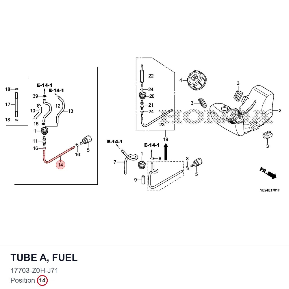 TUBE A, FUEL