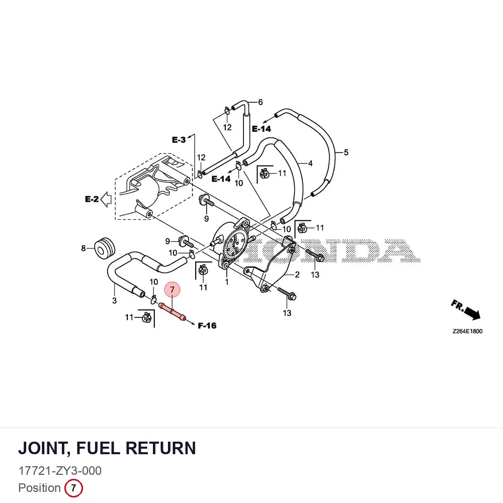 JOINT, FUEL RETURN