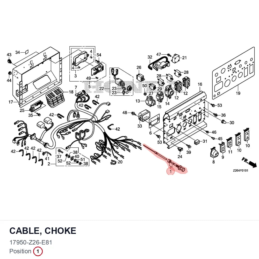 CABLE, CHOKE