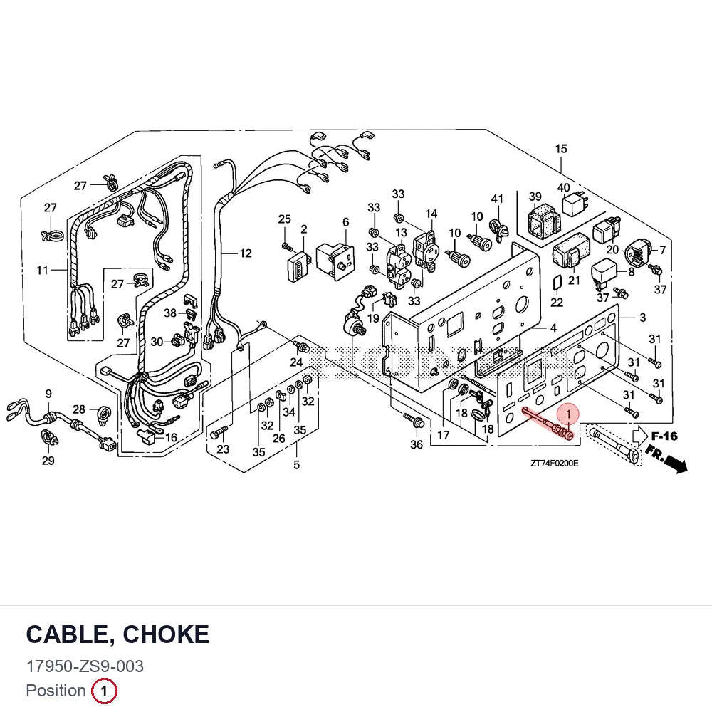 CABLE, CHOKE