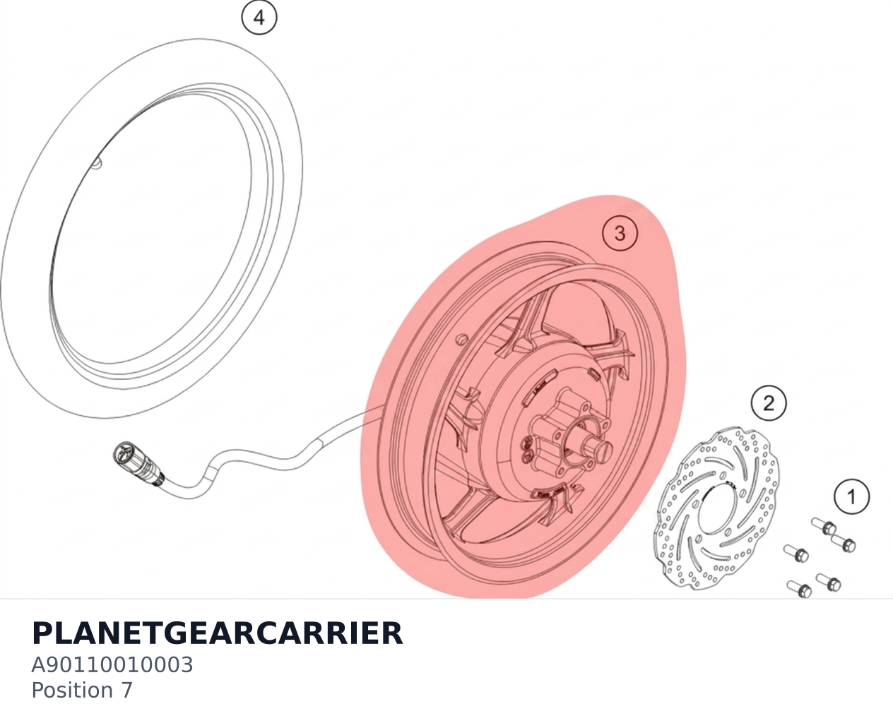 Diagram preview: PLANETGEARCARRIER (A90110010003)