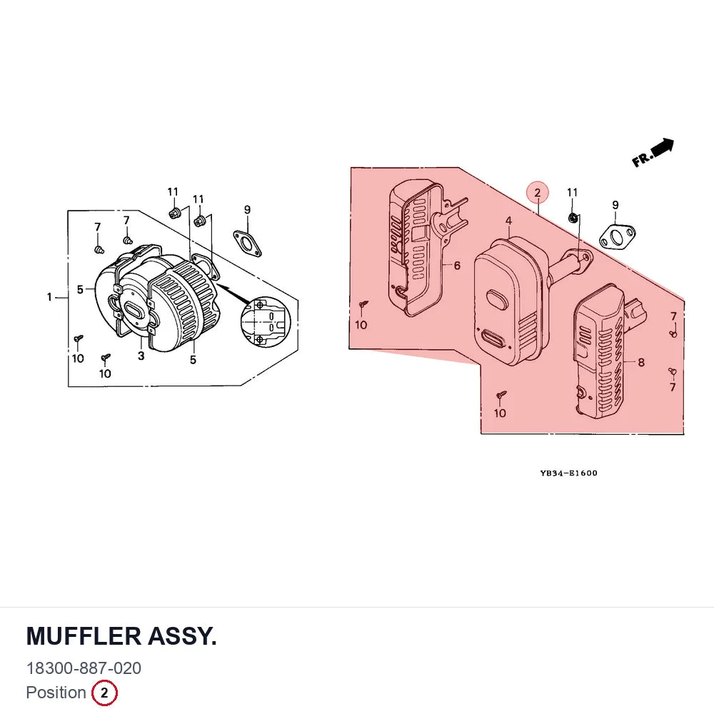 MUFFLER ASSY.