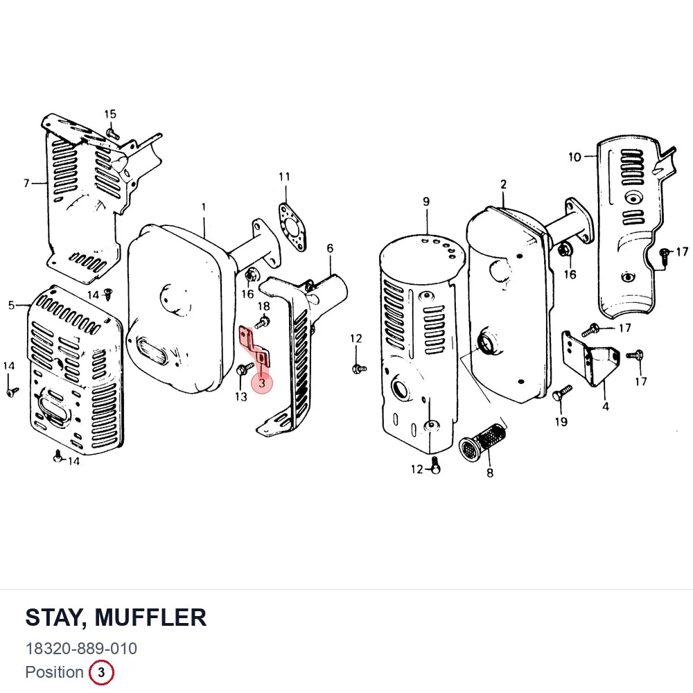 STAY, MUFFLER