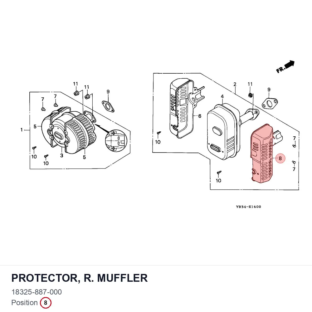 PROTECTOR, R. MUFFLER