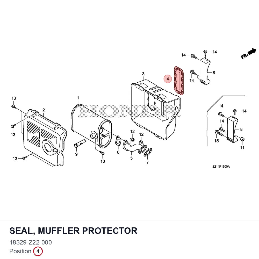 SEAL, MUFFLER PROTECTOR