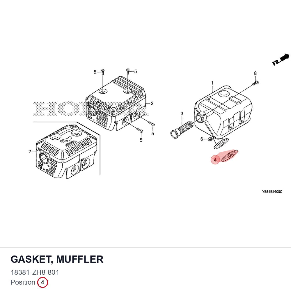 GASKET, MUFFLER