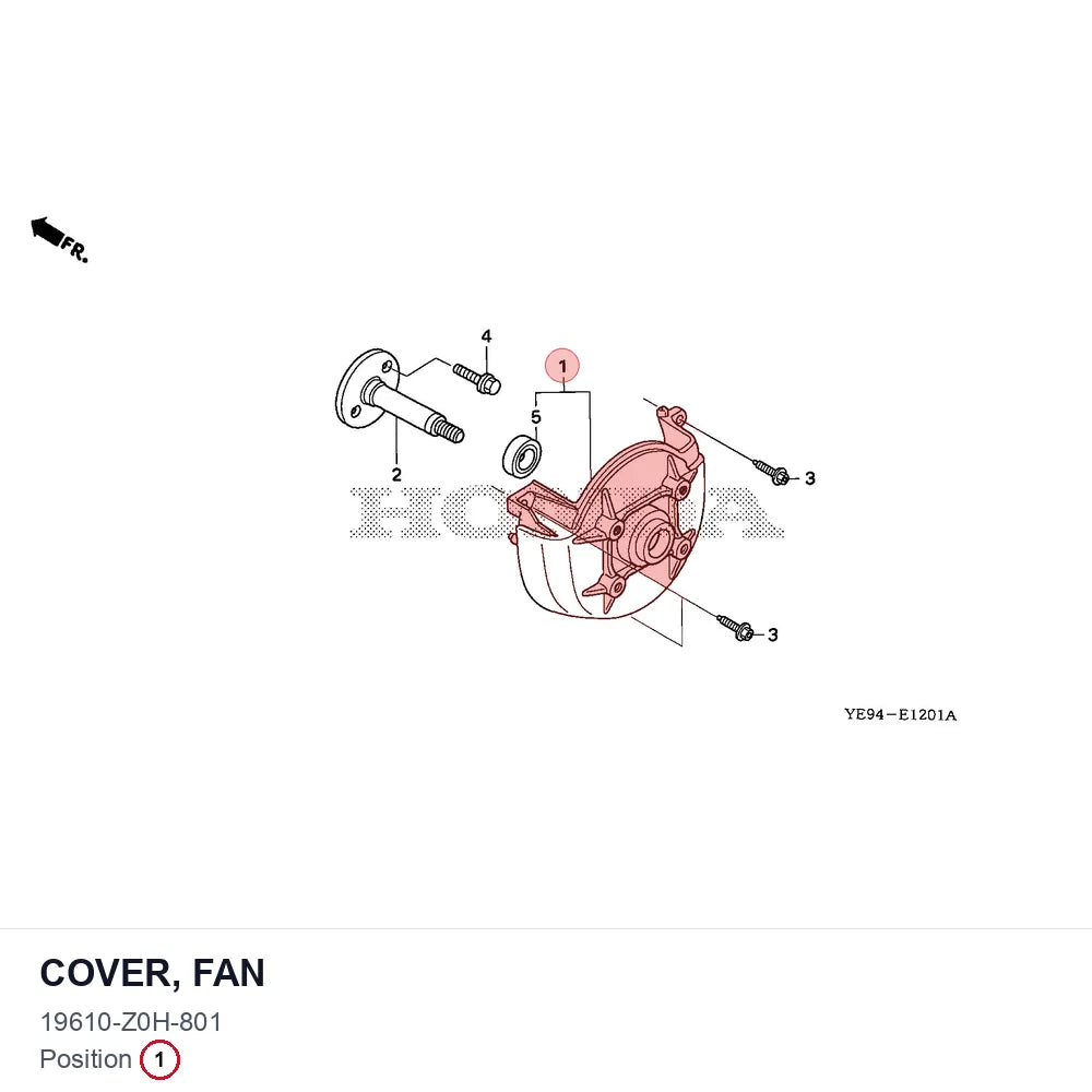 COVER, FAN
