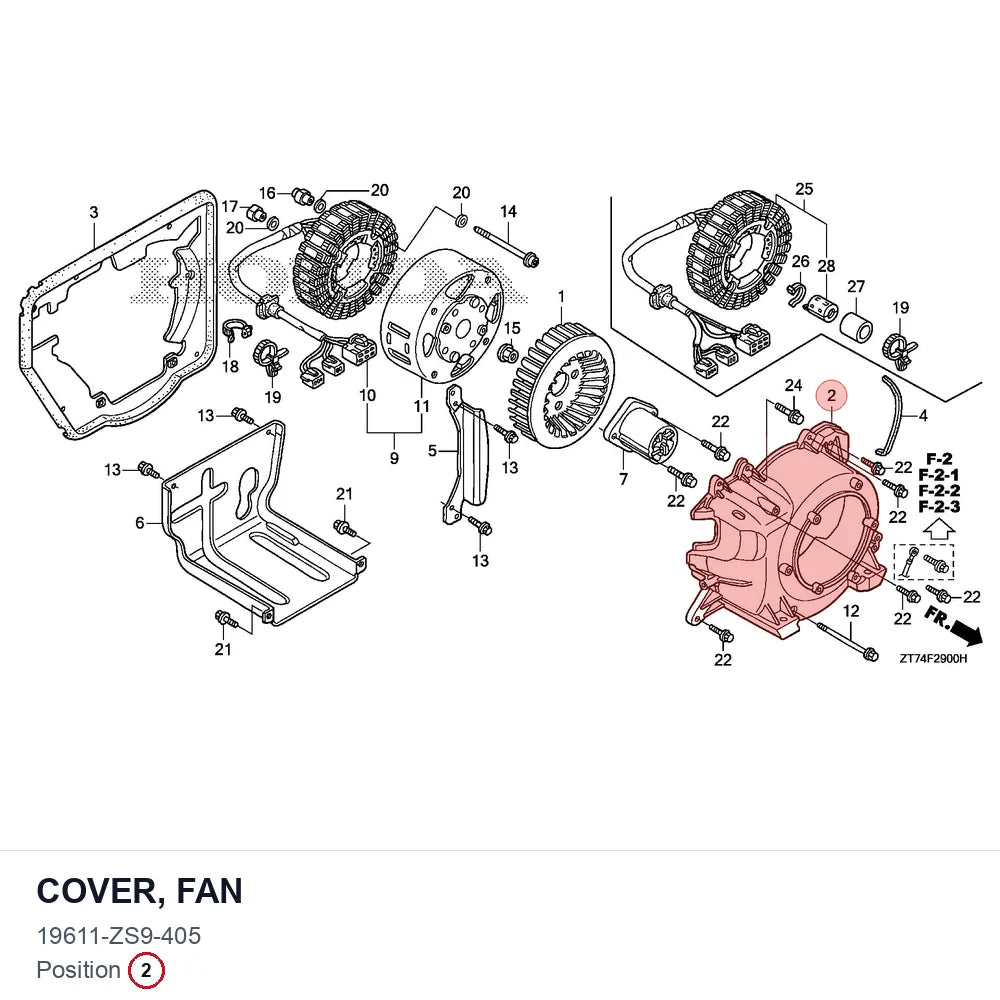COVER, FAN