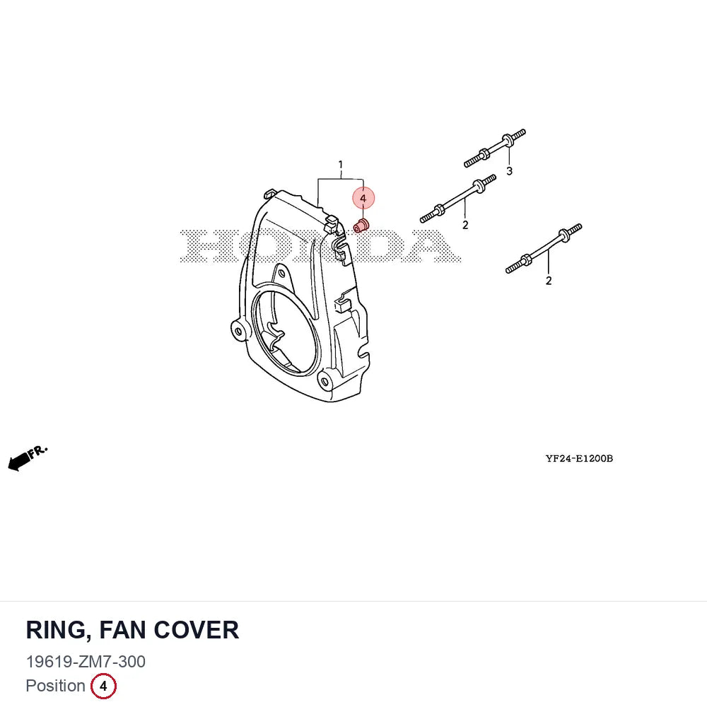 Ring, fan cover