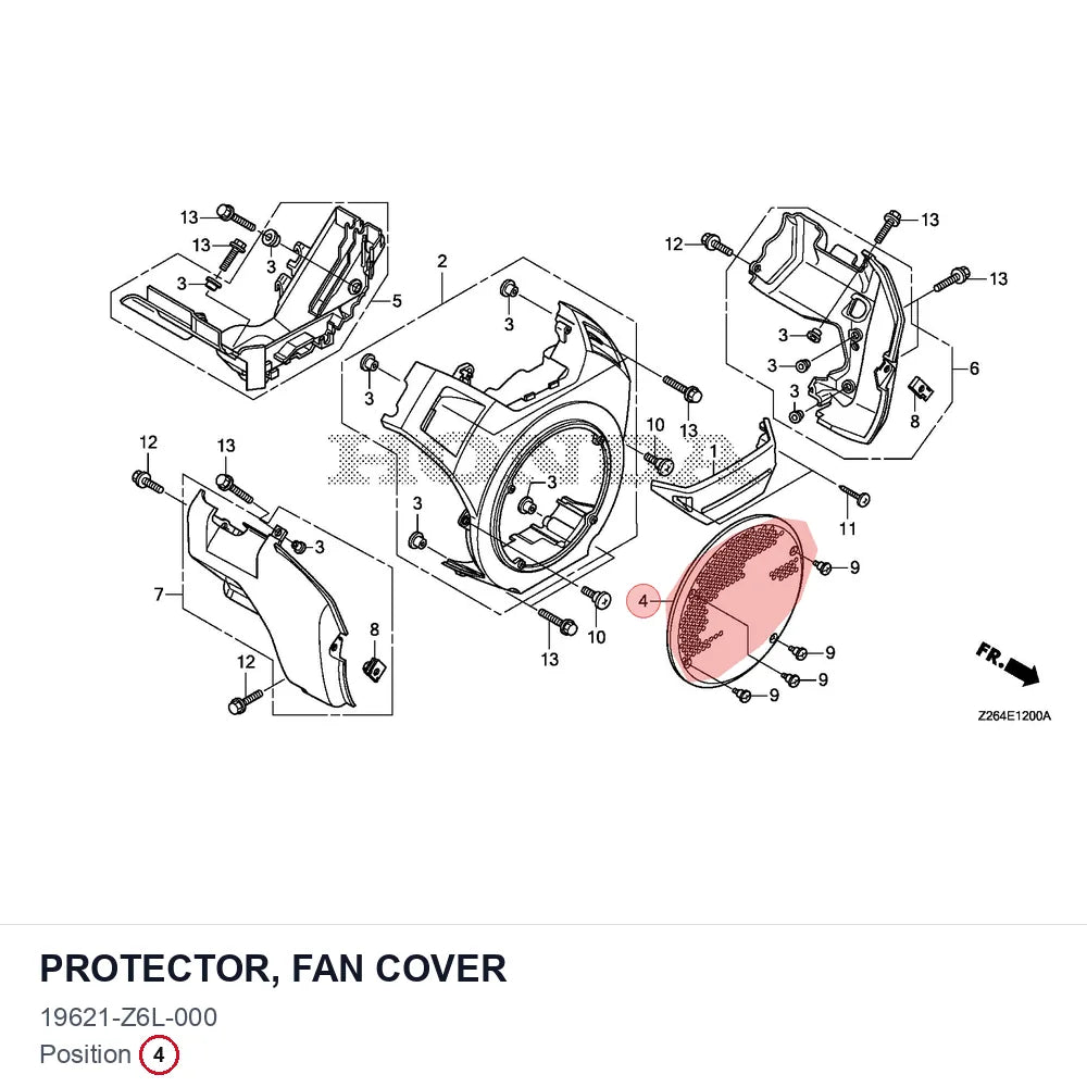 PROTECTOR, FAN COVER