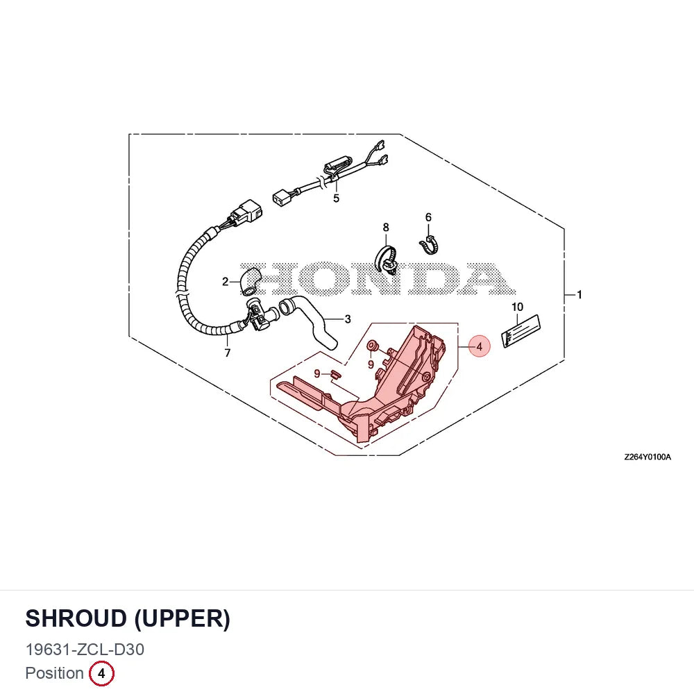 SHROUD (UPPER)