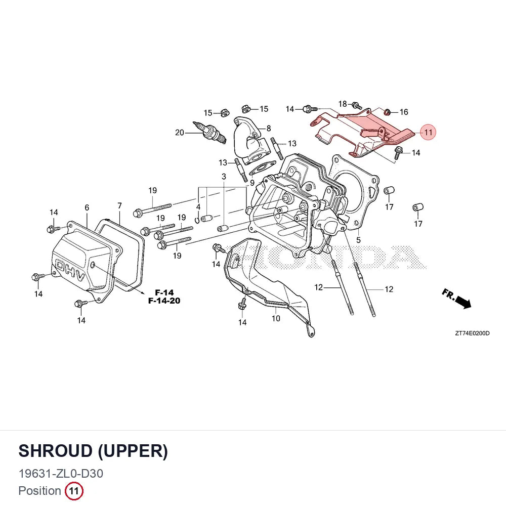 SHROUD (UPPER)