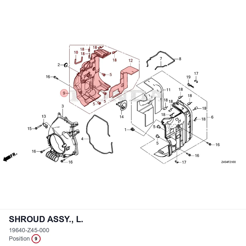 SHROUD ASSY., L.