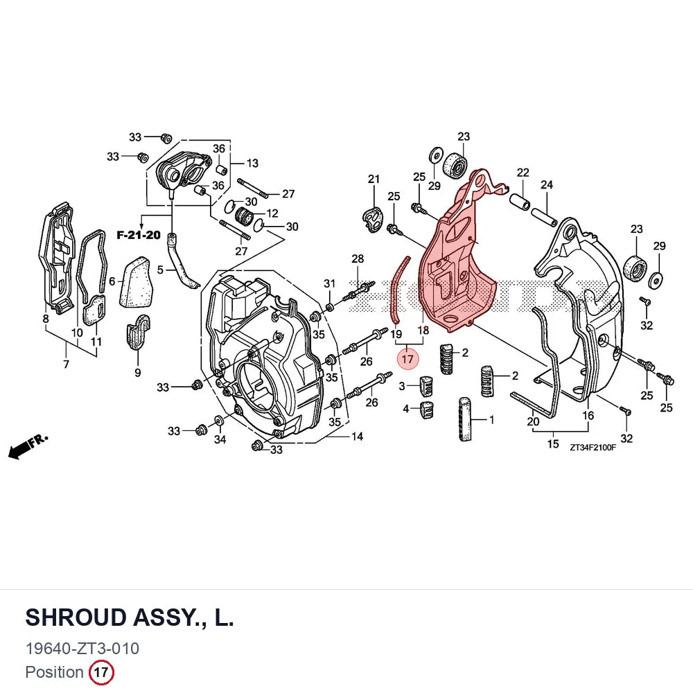 SHROUD ASSY., L.