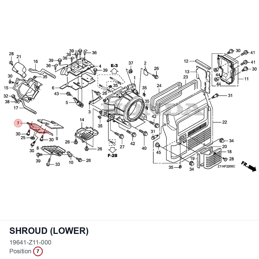 SHROUD (LOWER)