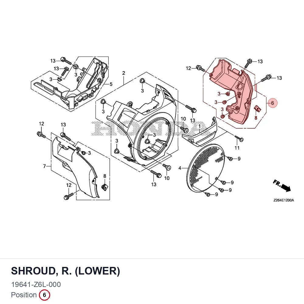 SHROUD, R. (LOWER)