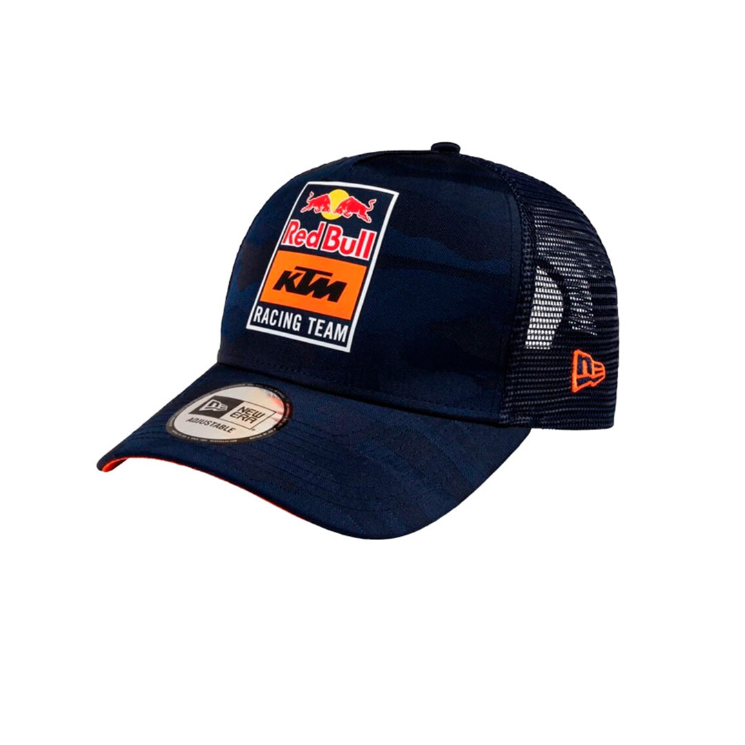 Red Bull KTM Grid Camo Trucker Hat - Navy