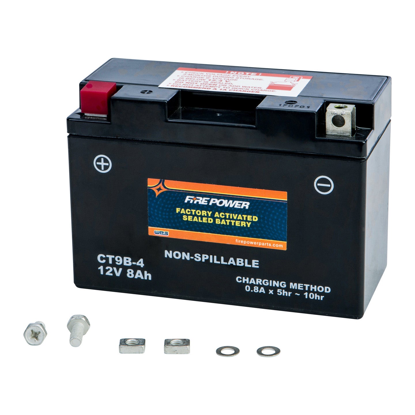 Fire Power Factory Activated Sealed Battery CTZ8V
