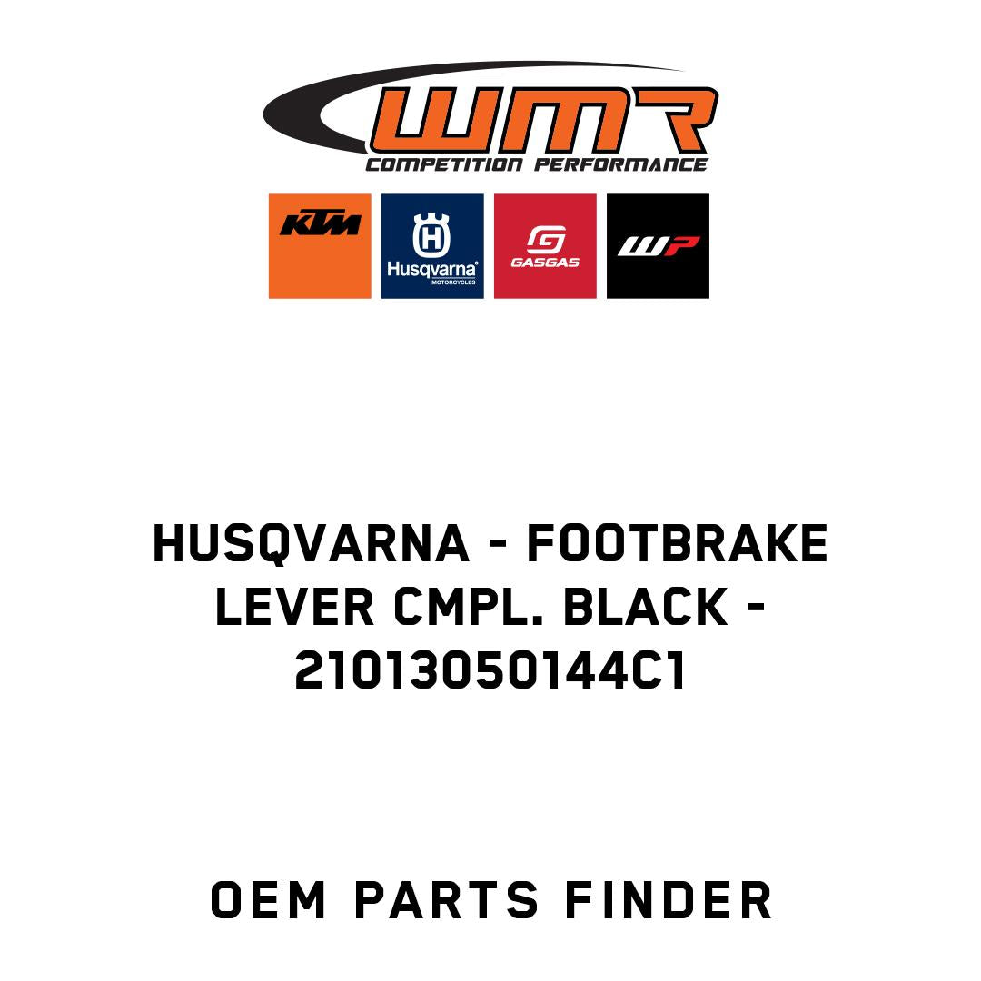 Footbrake lever cmpl. black