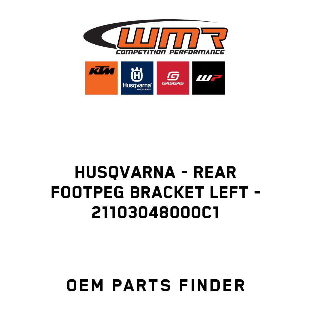 Rear footpeg bracket left