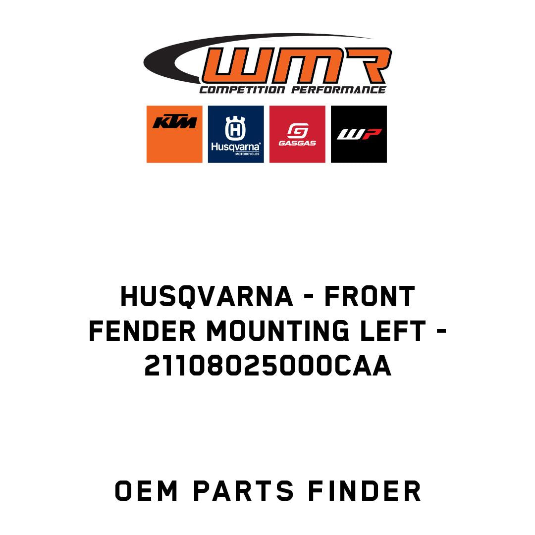 Front fender mounting left