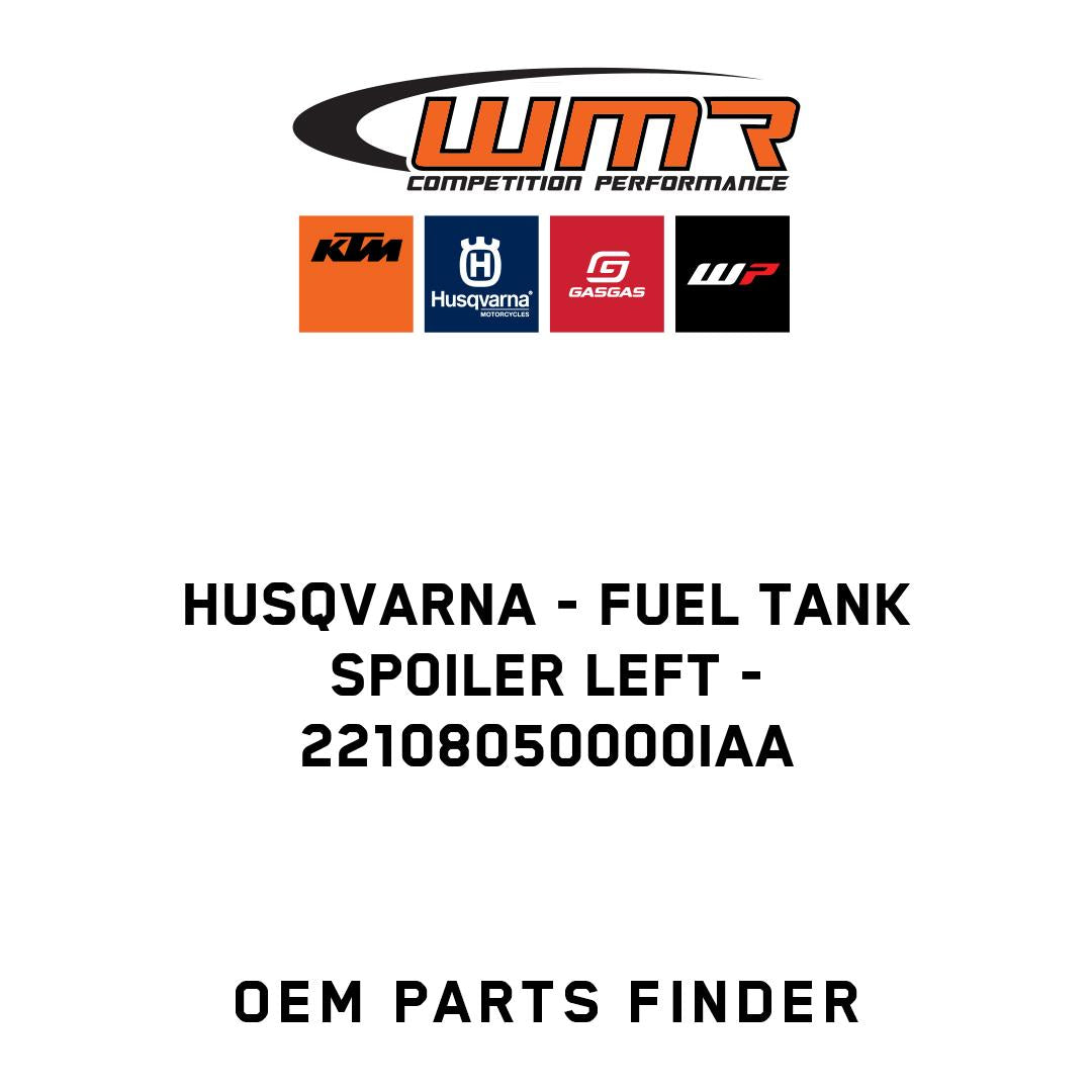 Fuel tank spoiler left