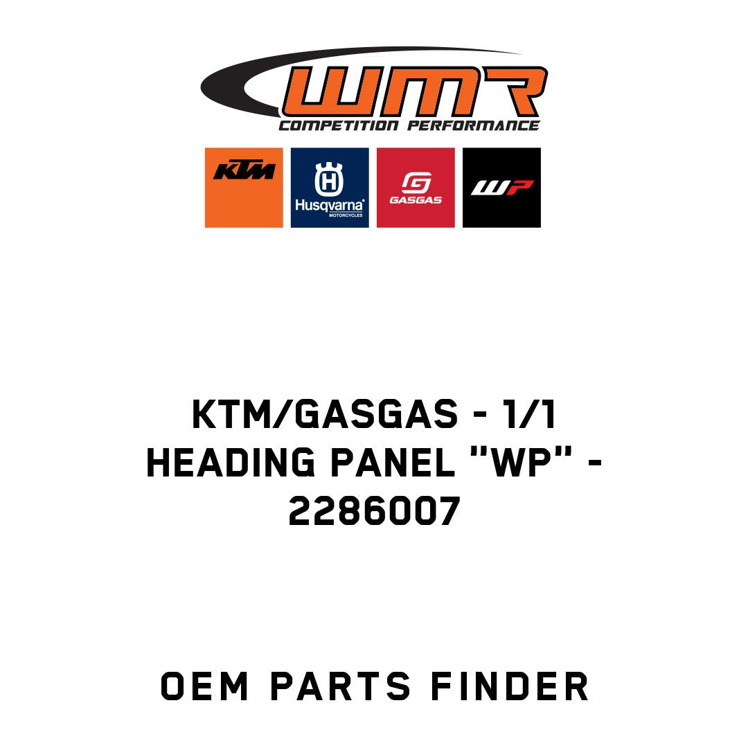 1/1 Heading Panel "WP"