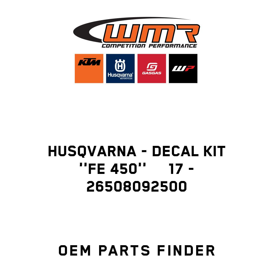 DECAL KIT ''FE 450''     17