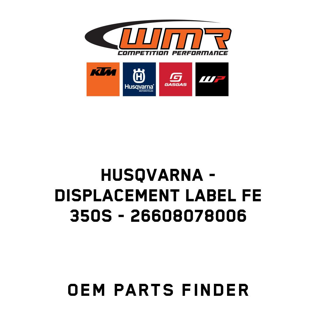 Displacement label FE 350S