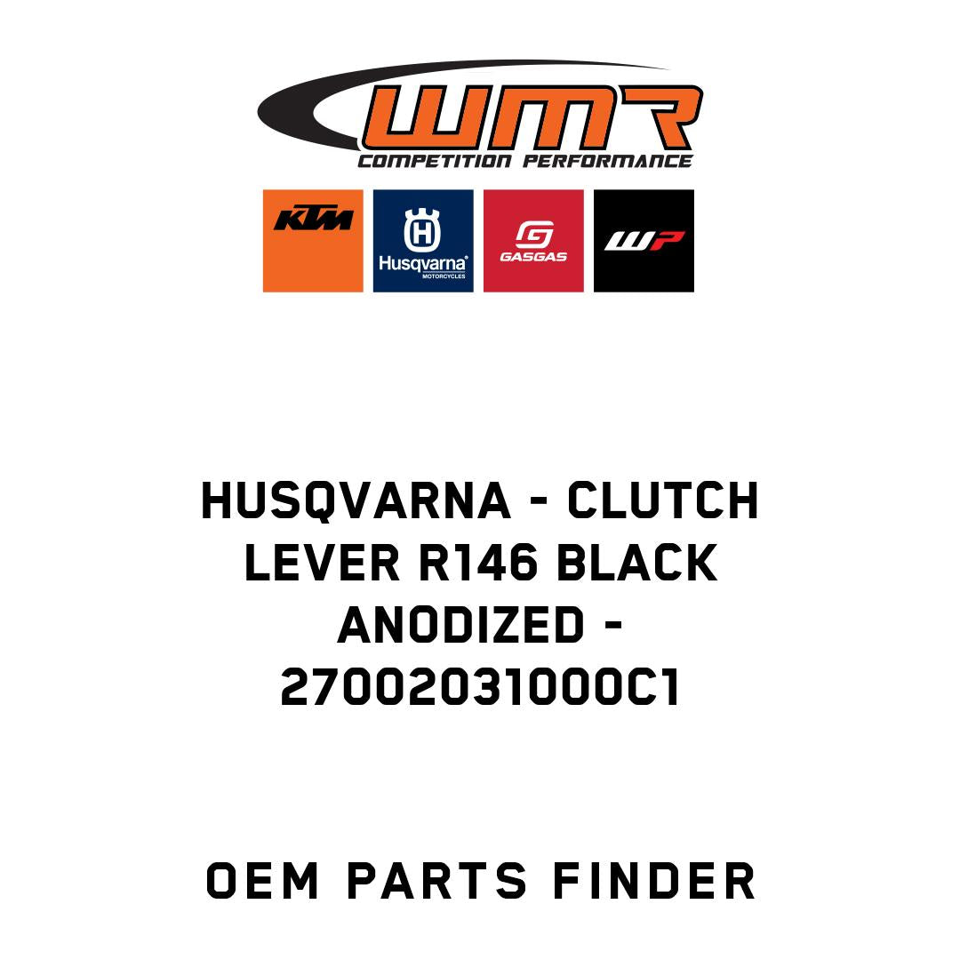 Clutch lever R146 black anodized