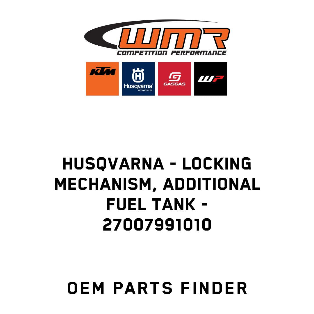 Locking mechanism, additional fuel tank