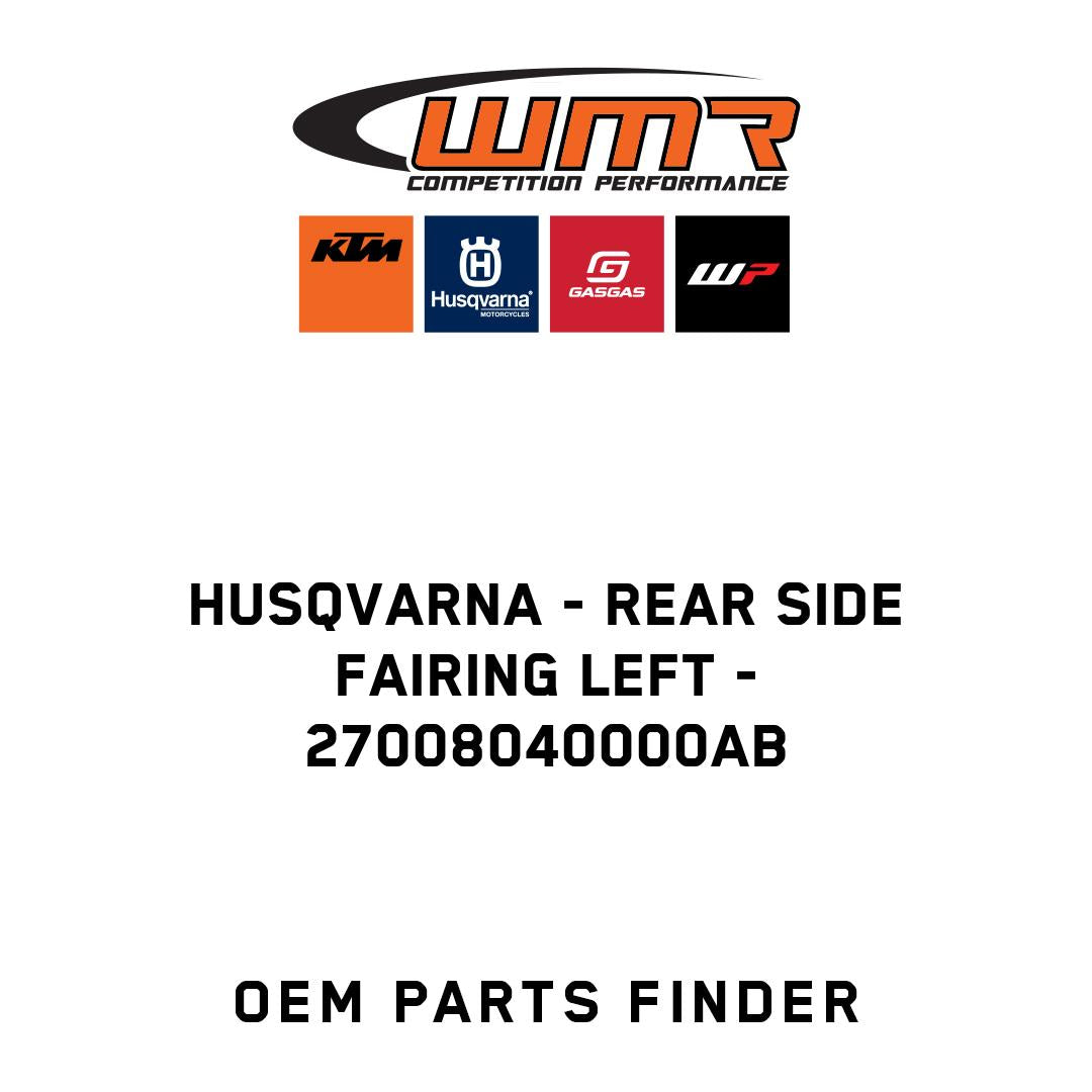 Rear side fairing left
