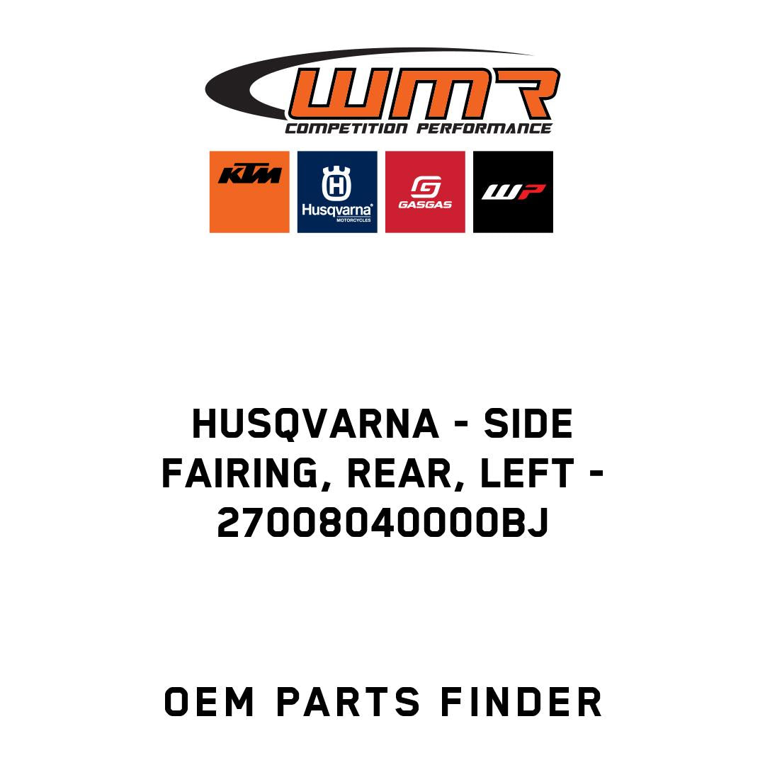Side fairing, rear, left