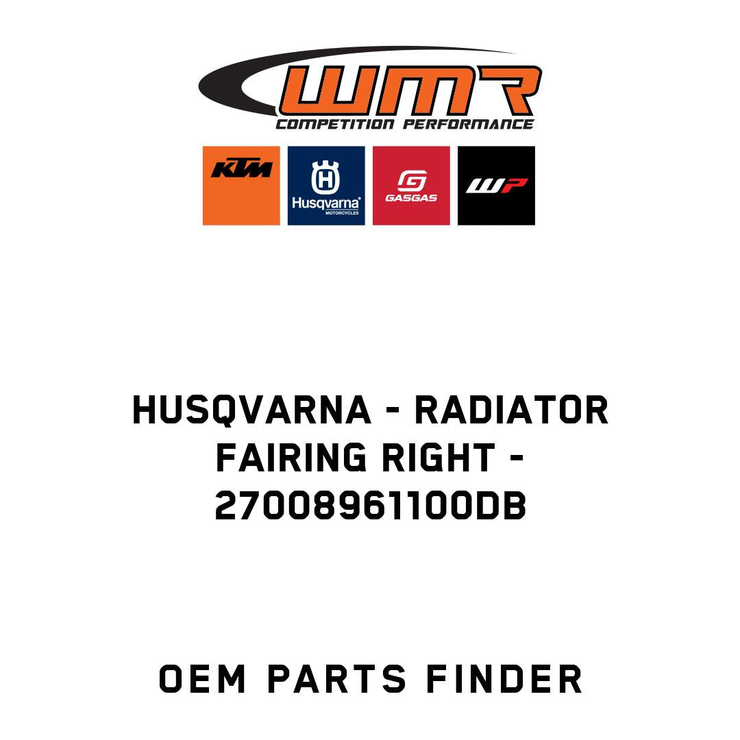 Radiator fairing right
