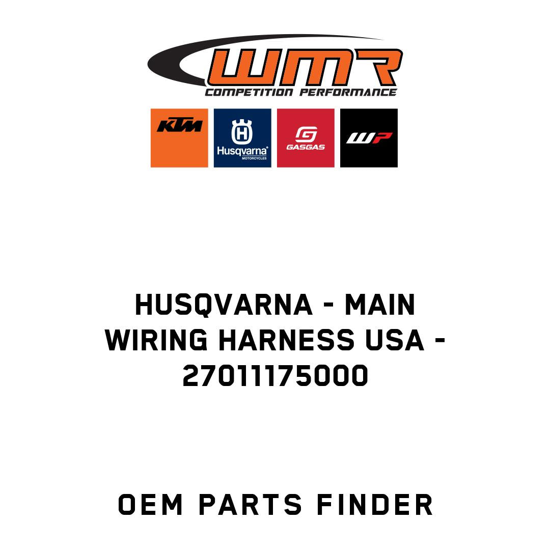 MAIN WIRING HARNESS USA