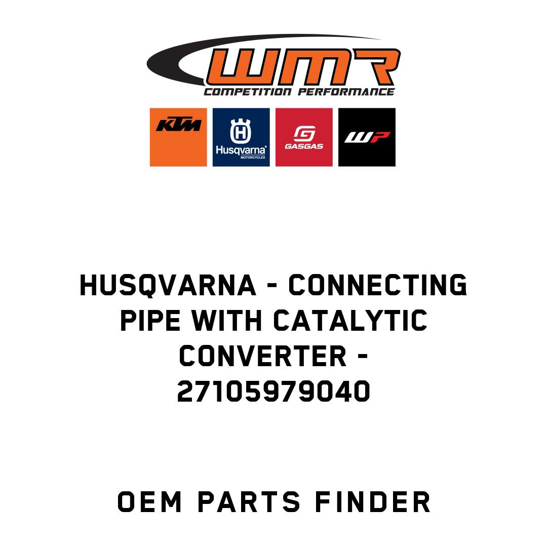 Connecting pipe with catalytic converter