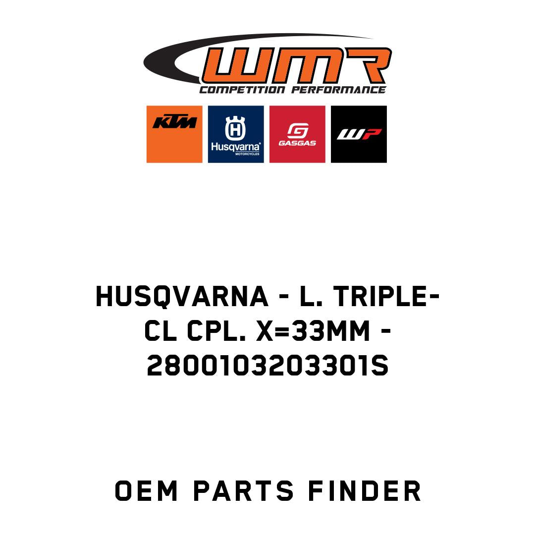 L. Triple-cl cpl. X=33mm