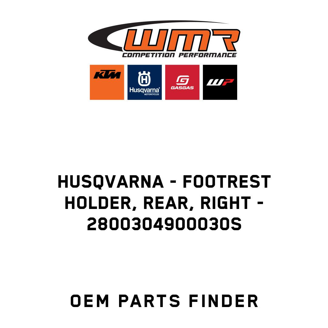 footrest holder, rear, right