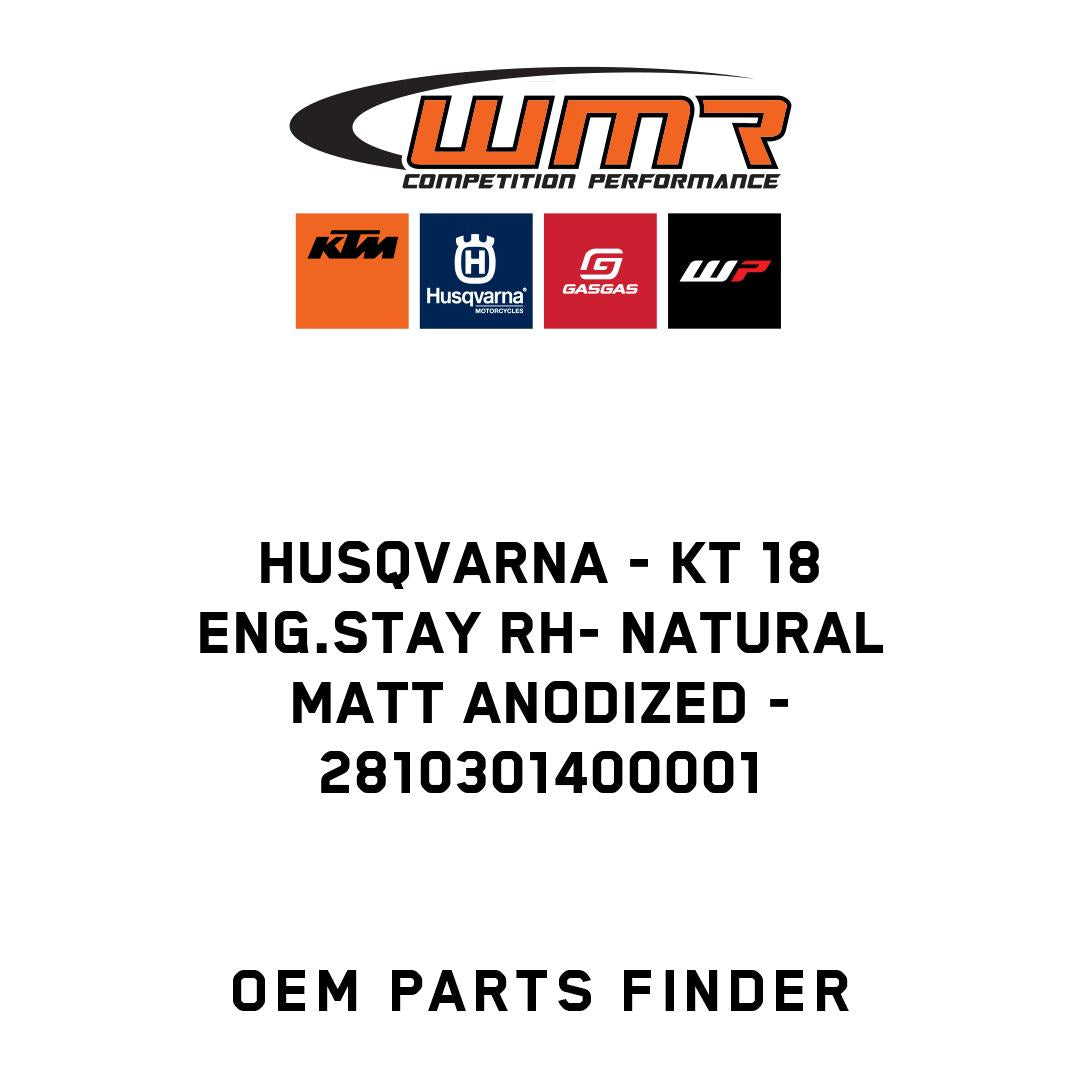 KT 18 ENG.STAY RH- NATURAL MATT ANODIZED