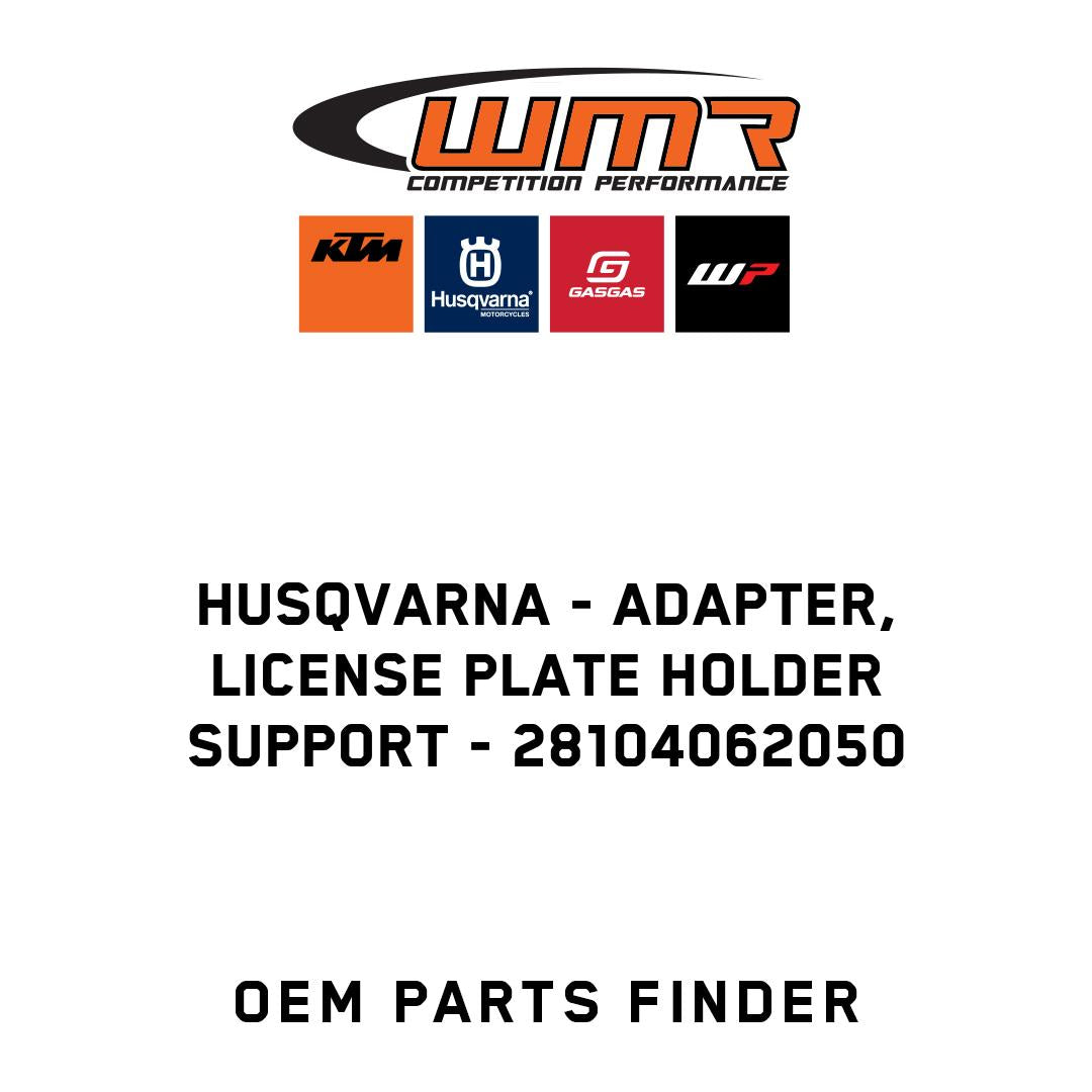 Adapter, license plate holder support