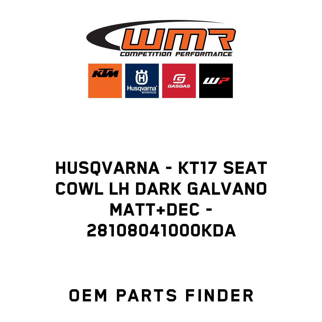 KT17 SEAT COWL LH DARK GALVANO MATT+DEC
