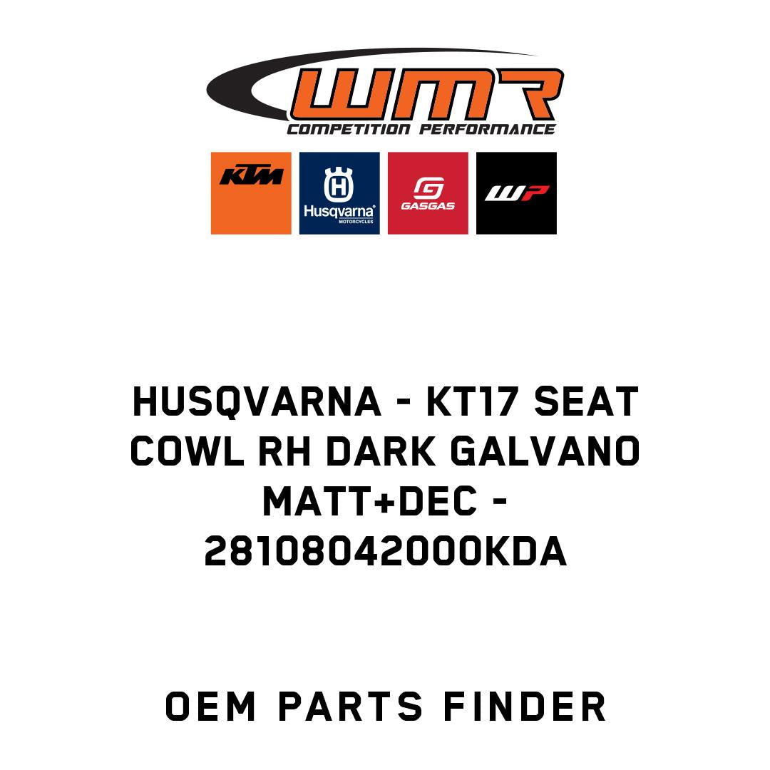 KT17 SEAT COWL RH DARK GALVANO MATT+DEC