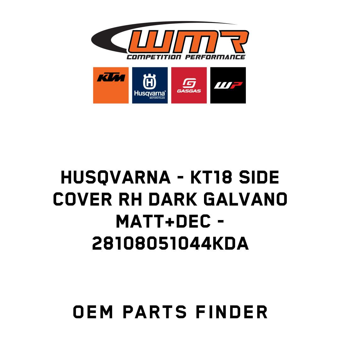 KT18 SIDE COVER RH DARK GALVANO MATT+DEC