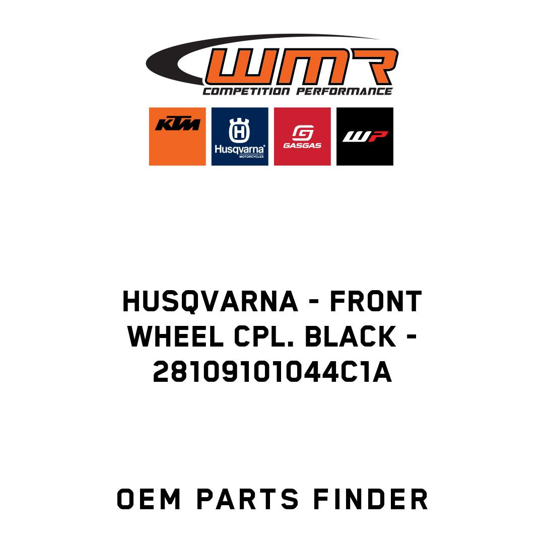 Front wheel cpl. black