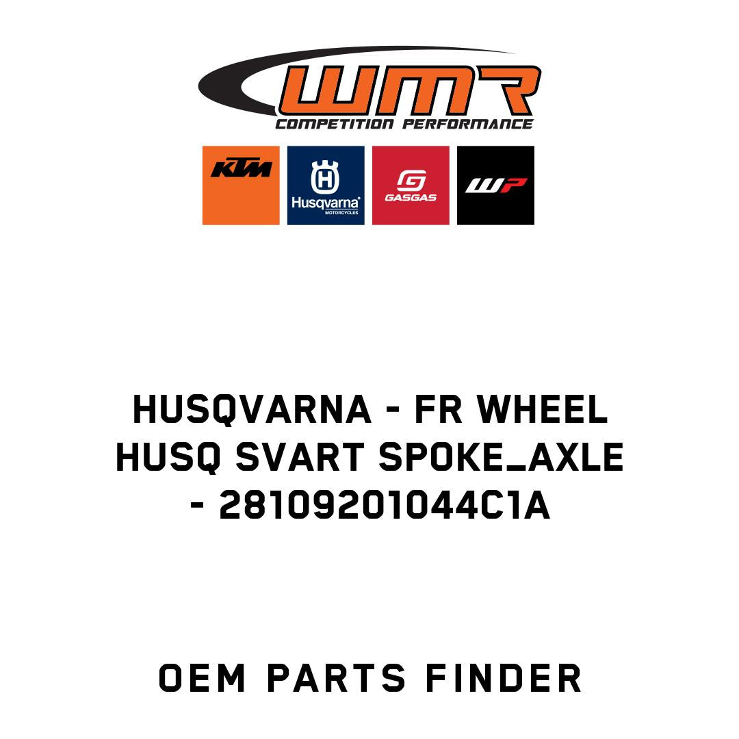 FR Wheel HUSQ SVART Spoke_Axle