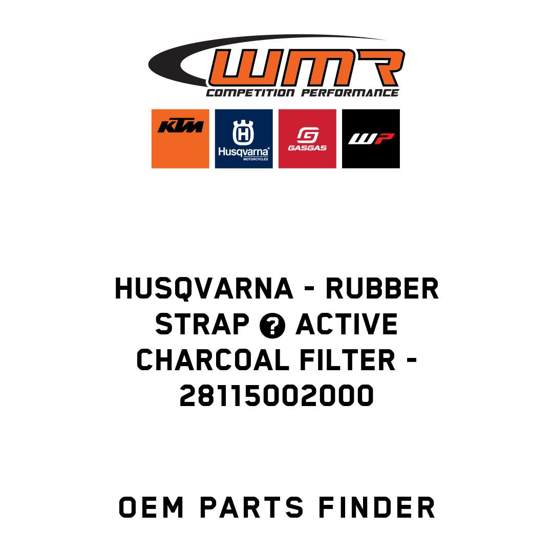 Rubber strap  active charcoal filter