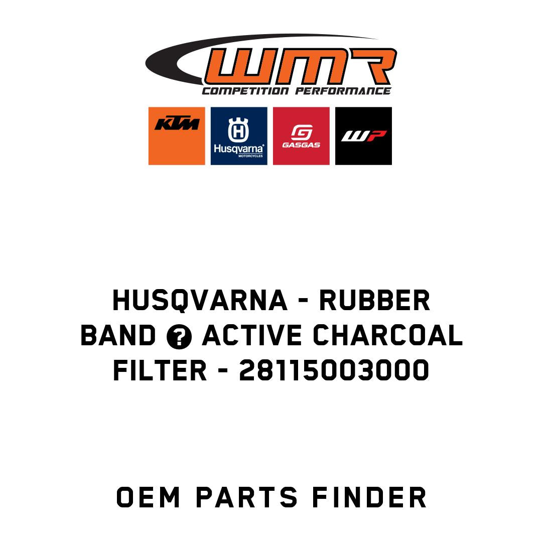 Rubber band  active charcoal filter