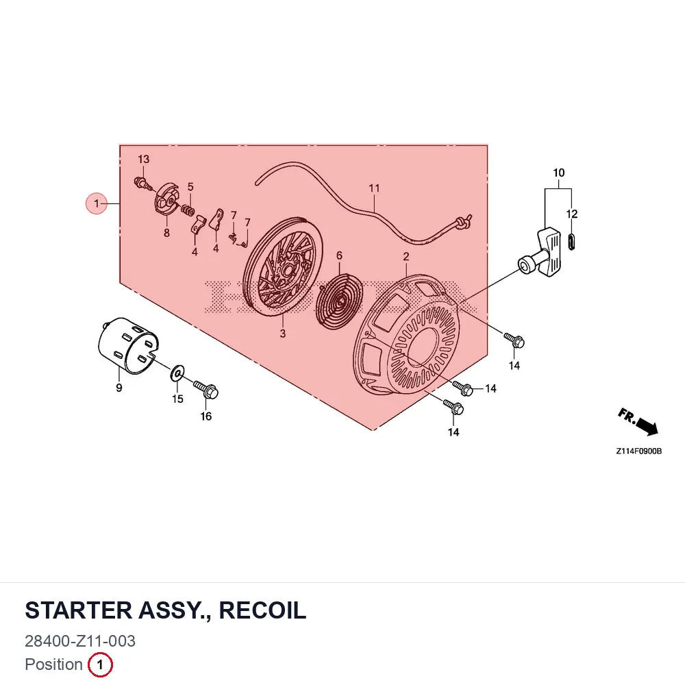 STARTER ASSY., RECOIL