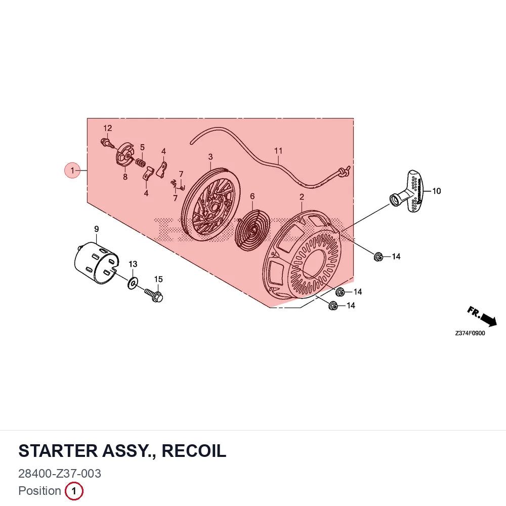 STARTER ASSY., RECOIL